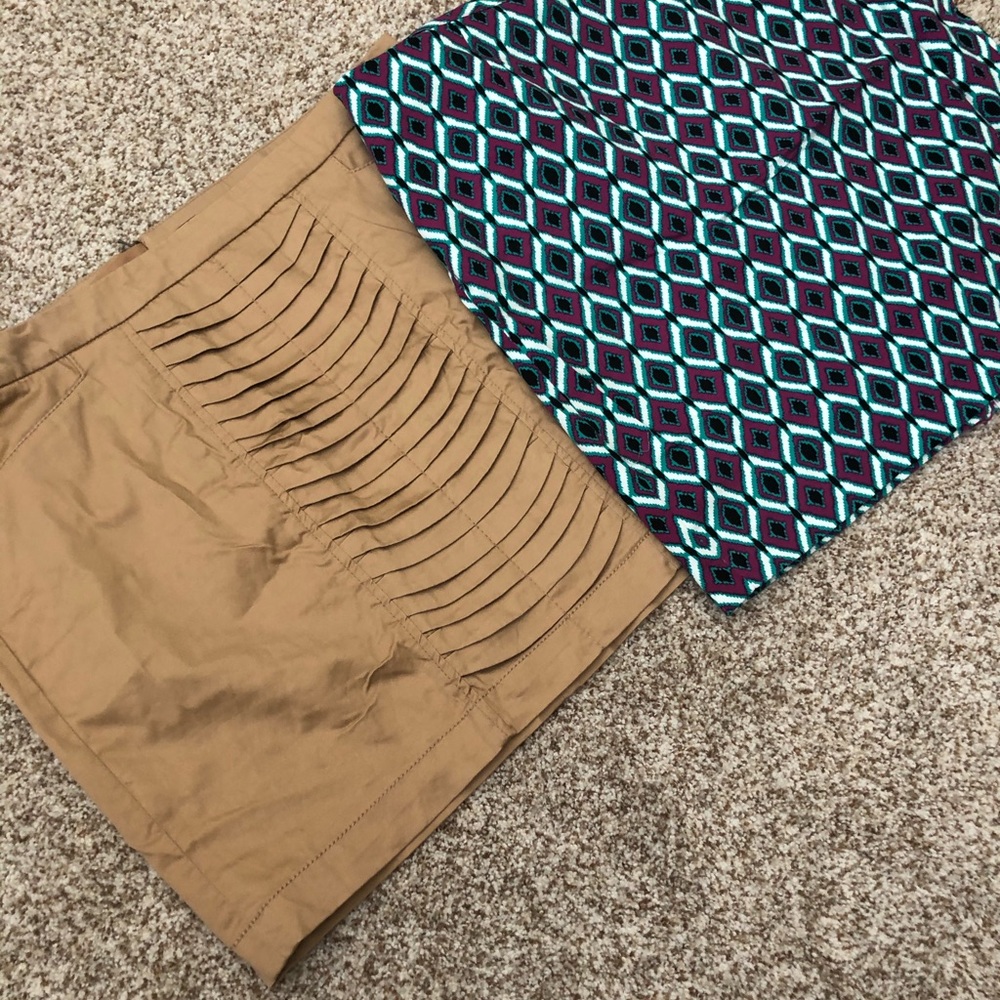 Lot/2 Willi Smith Mini Skirts 12